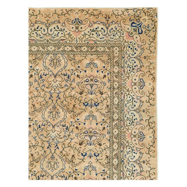Rustic Vintage Handmade Turkish Sivas Accent Rug For Sale - Image 3 of 10