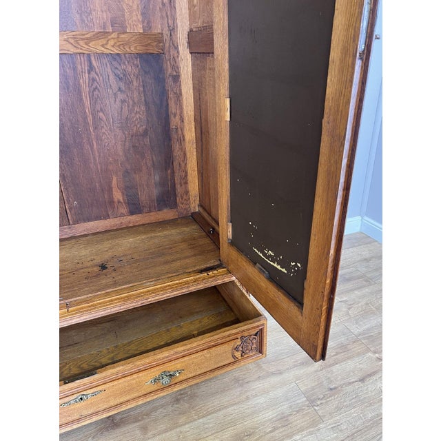 French Wardrobe in Oak For Sale - Image 18 of 18