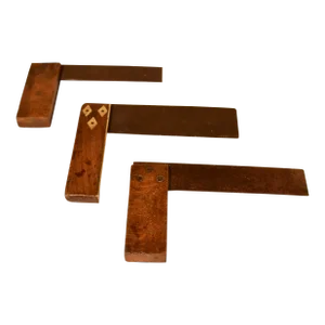 19th Century Set of 3 Victorian Set Squares