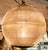 Holophane globe, Parisian lighting from the 1950s. Here mounted as a pendant light, it offers exceptional light diffusion....