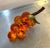 1970s large orange lucite grape bunch. Excellent condition.