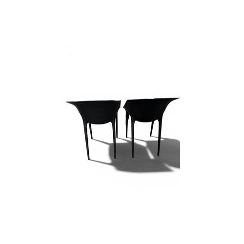 Philippe Starck Dr. Yes Chairs in Black by Philippe Starck for Kartell, Set of 4 For Sale - Image 4 of 7