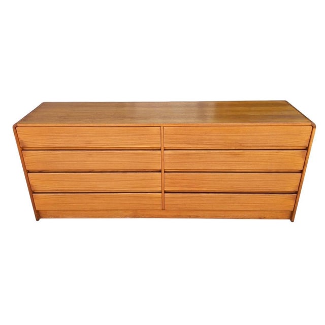 Mid Century Danish Teak Lowboy Dresser by Arne Wahl Iversen for Vinde Mobelfabrik For Sale In Los Angeles - Image 6 of 18