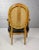 Black 18th Century Original French Chairs Black Leather Upholstered - a Pair For Sale - Image 8 of 10