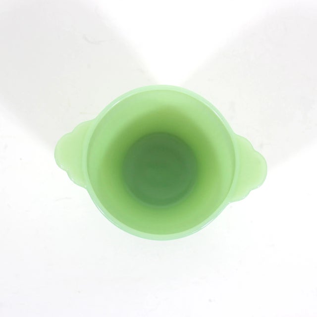One vintage Fire King Jadeite Jane Ray pattern sugar bowl without lid produced from 1950’s - 60’s. The bowl is in...