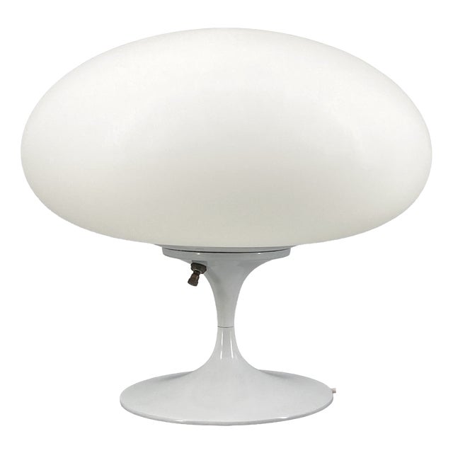 Mushroom Glass Table Lamp by Bill Curry for Laurel Lamp Co., 1960s For Sale