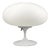 Mushroom Glass Table Lamp by Bill Curry for Laurel Lamp Co., 1960s For Sale