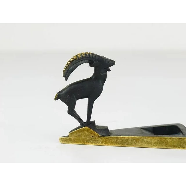 Mid-Century Brass Capricorn Zodiac Bottle Opener from Hertha Baller, 1950s For Sale - Image 9 of 10