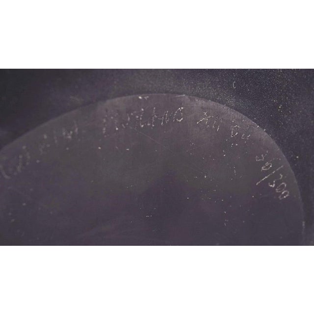 Colossal Matt Black Drop-Shaped Murano Vase For Sale - Image 9 of 11