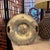 Mid-Century Modern Mid 20th Century Large Aluminum and Rattan Decorative Floral Motif Serving Tray For Sale - Image 3 of 10