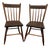 Antique Wooden Spindle Side Chairs - A Pair For Sale