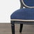 Blue Elegant 5-Piece Dining Set With Glass Table and Blue Upholstered Chairs For Sale - Image 8 of 16