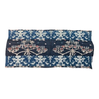 Rare Ikat Textile From Sumba Stunning Tribal Motifs & Colors, Indonesia C. 1950 For Sale