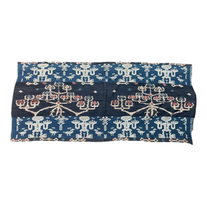 Rare Ikat Textile From Sumba Stunning Tribal Motifs & Colors, Indonesia C. 1950