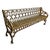Rustic Vintage Cast Iron Moorish Garden Bench For Sale - Image 3 of 8
