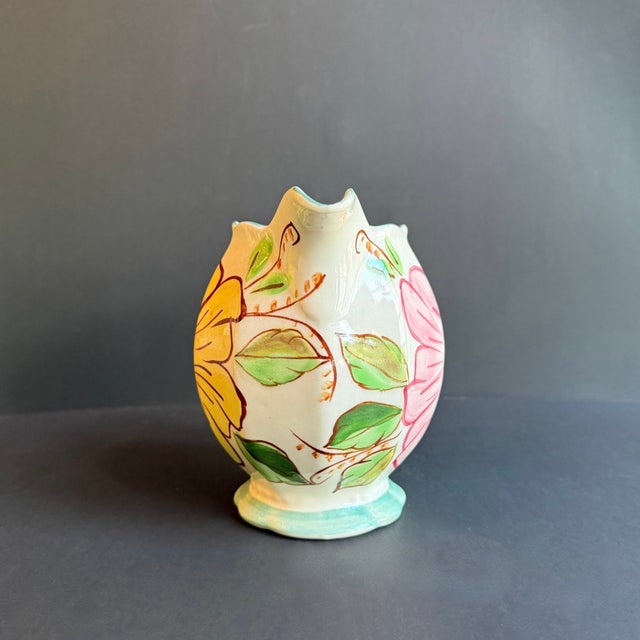 1930s Vintage Floral "Grace" Pitcher For Sale - Image 5 of 7