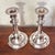 English Late 20th Century Italian Silver Plate Candlestick Holders, a Pair For Sale - Image 3 of 6