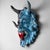 An expressive ceramic wall mask from Seminara, the well-known ceramic village in Calabria, made by Gennaro Condurso,...