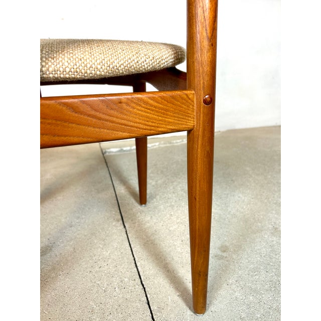 Wood Set of Juliane Dining Chairs in Teak by Johannes Andersen for Uldum Møbelfabrik, Denmark, 1960s For Sale - Image 7 of 17