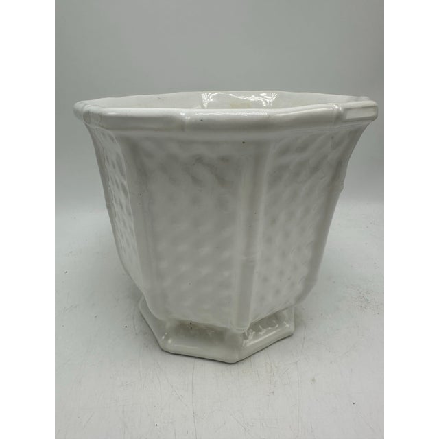 Vintage Italian Trellis Design Planter For Sale In Charleston - Image 6 of 6