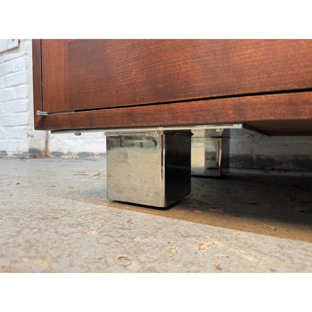 Vintage Modern Walnut Office Credenza For Sale - Image 16 of 17