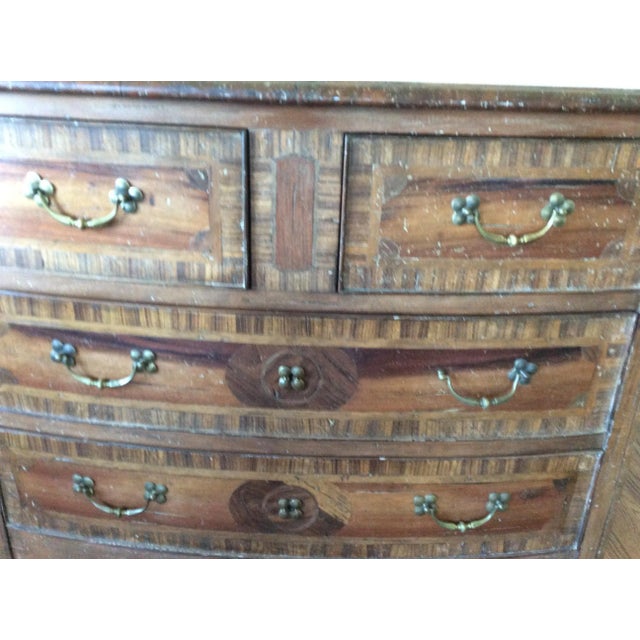 1970s Tuscan Walnut Chest of Drawers For Sale - Image 9 of 13