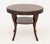 Contemporary Barbara Barry Attributed Mahogany Circular Occasional Table For Sale - Image 3 of 7