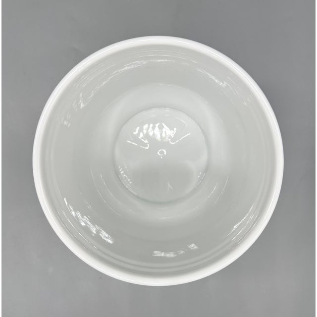 Heinrich & Co. Vintage Continental Porcelain Cachepot Planter – Heinrich Germany Floral With Yellow Band - French Country/ Spring / Easter For Sale - Image 4 of 11