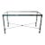 Mid Century Modern Console Table Verdigris Finish After Giacometti For Sale