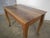 Brown Walnut Wood Table, 1950s For Sale - Image 8 of 11