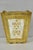 Vintage Italian Florentine Hollywood Regency Gilt Giltwood Distressed Finish Wastebasket Trash Can. Circa Mid 20th...