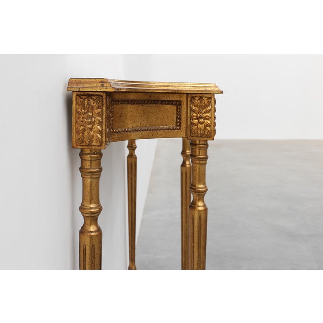 20th Century Louis XVI Console Table by Deknudt, Belgium, 1950s For Sale - Image 6 of 11
