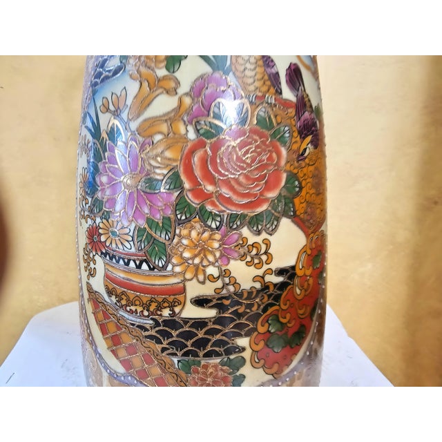 Metal Early 20th Century Japanese Satsuma Vase For Sale - Image 7 of 12