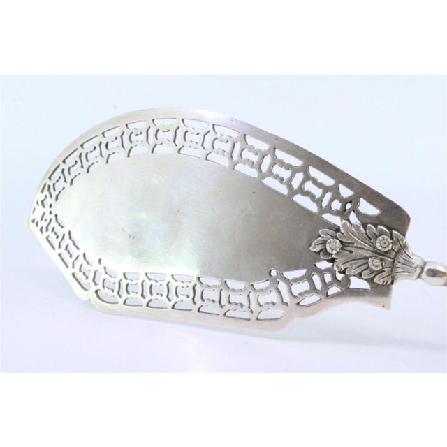 Cut-Out Silver Fish Serving Spatula For Sale - Image 9 of 10