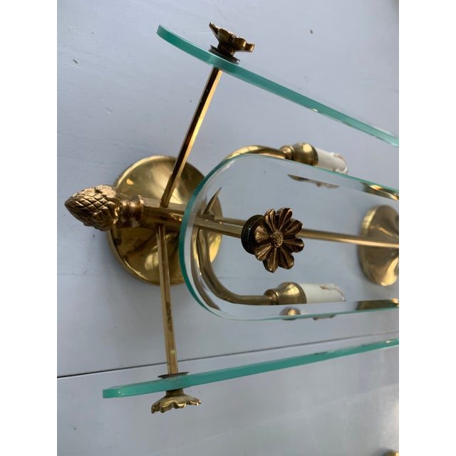 Art Deco Large Wall Lamps, 1970s, Set of 4 For Sale - Image 16 of 18