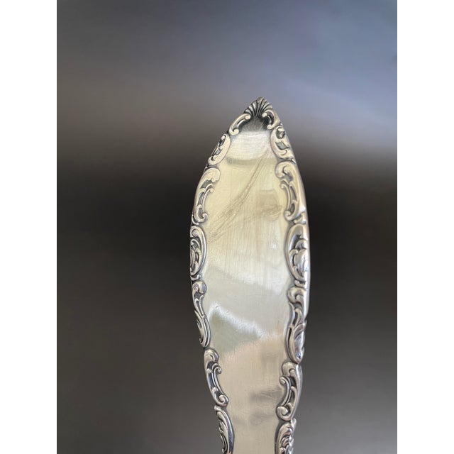 Silver Rogers & Bro A1 Savoy 1892 Silverplate Solid Oyster Ladle For Sale - Image 8 of 8