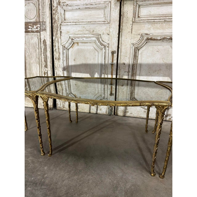 French Bronze Coffee Table from Maison Bagues, 1950s For Sale - Image 9 of 17