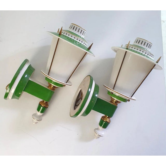 Wall Sconces in Porcelain, Set of 2 For Sale - Image 10 of 11