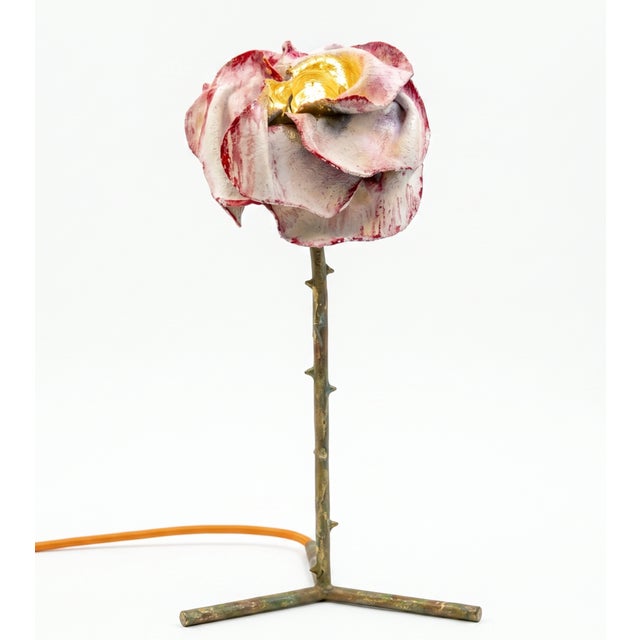 Metal Realistic Table Lamp by Dario Nasuti For Sale - Image 7 of 7