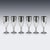 Silver Vintage 20th Century English Silver Champagne Flutes, London, 1986, Set of 6 For Sale - Image 8 of 13