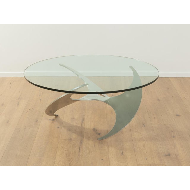 Vintage Propeller Coffee Table by Knut Hesterberg for Ronald Schmitt, 1960s For Sale - Image 6 of 6