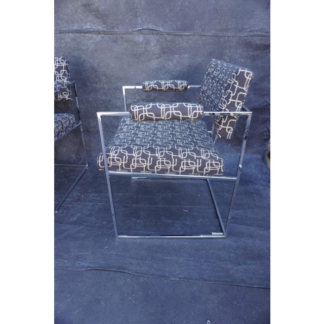 Set of Four Mid 20th Century Thayer Coggin Chairs, Designed by Milo Baughman For Sale - Image 9 of 10