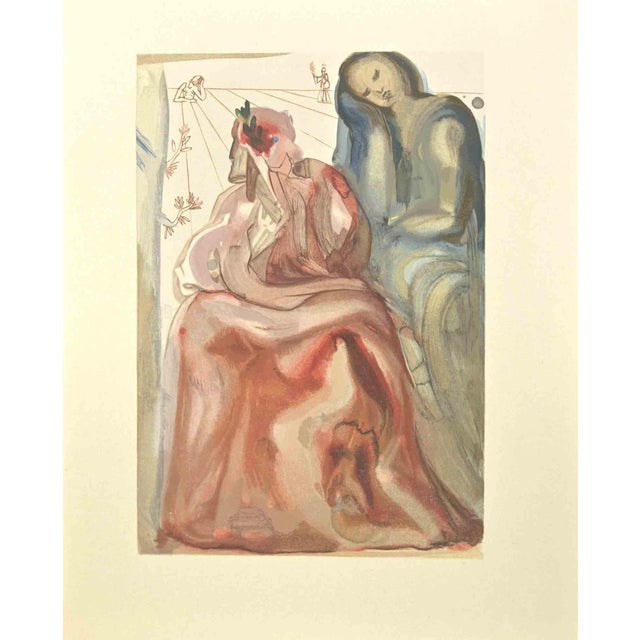 Salvador Dali, Confession, Woodcut, 1963 For Sale