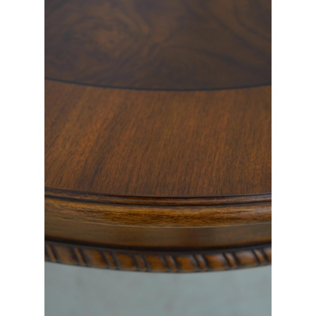 Karges Burl Walnut Georgian Style Dining Table For Sale In Philadelphia - Image 6 of 18