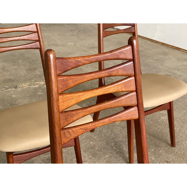 Boltinge Stolefabrik Vintage Danish Teak Dining Chairs from Boltinge Stolefabrik, 1960s, Set of 6 For Sale - Image 4 of 10