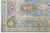 Textile Contemporary Modern Oushak Style Hand-Knotted Wool Area Rug in Sky Blue & Pastel For Sale - Image 7 of 12