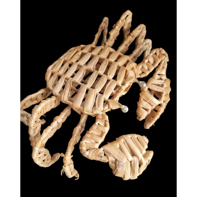 A fun and whimsical set of 3 wicker wall hanging decor. These are perfect in a fun Coastal design. The lobster is huge a...