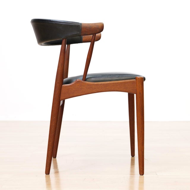Wood 1960s Danish Modern Teak Armchair by Johannes Andersen For Sale - Image 7 of 12