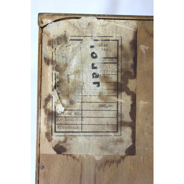 Mid-Century Ash and Walnut Wardrobe from Jitona, 1960s For Sale - Image 18 of 18