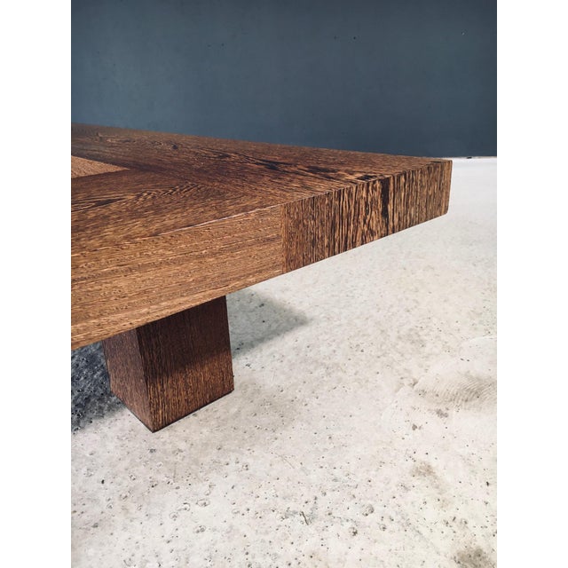 Postmodern Wengé Coffee Table, 1990s For Sale - Image 18 of 18